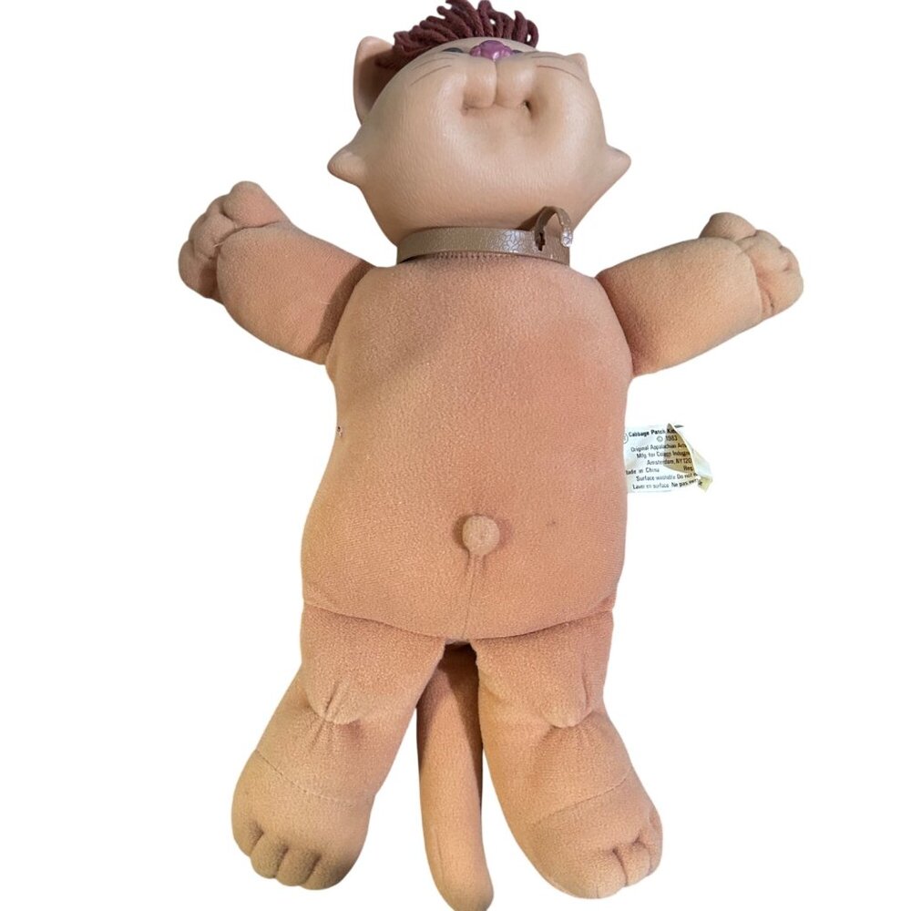 Vintage 1983 Cabbage Patch Kids Koosas Kitty Doll Plush & Vinyl Tan Cat Collecti - Picture 4 of 15